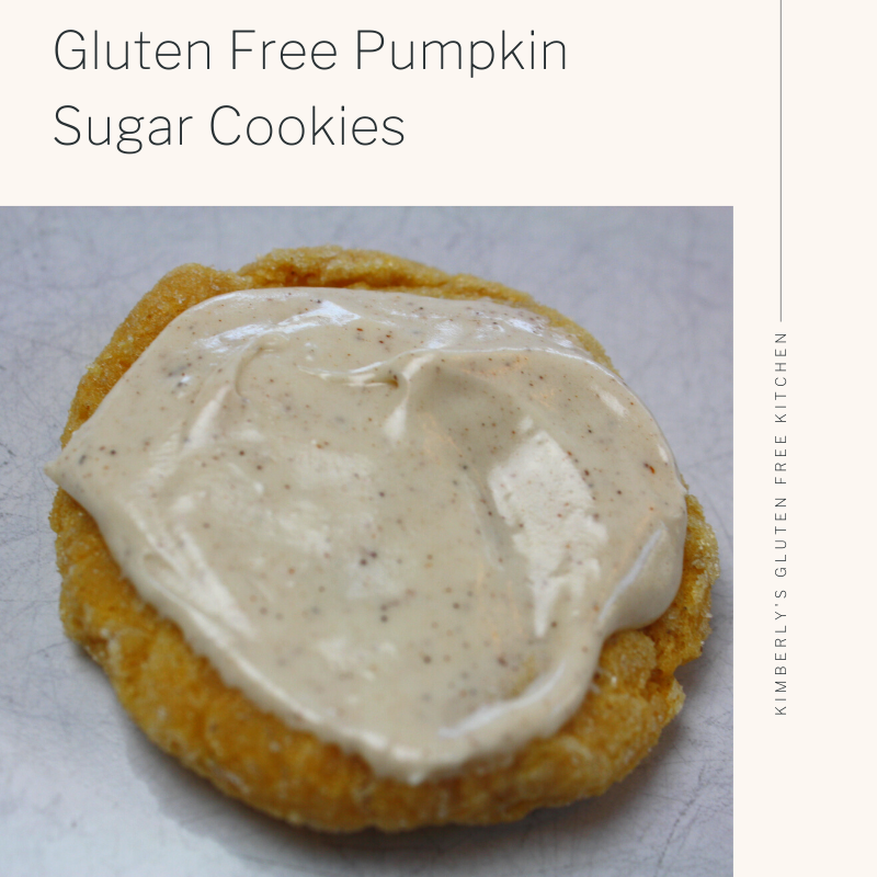 Gluten Free Pumpkin Sugar Cookies