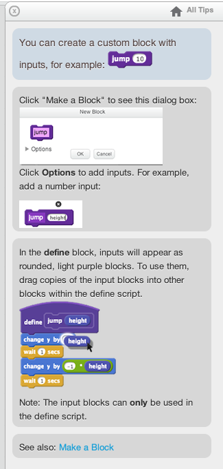 Info about each block in the block palette - Discuss Scratch