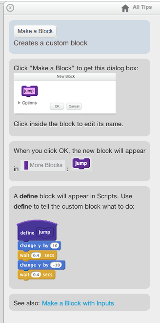 Info about each block in the block palette - Discuss Scratch