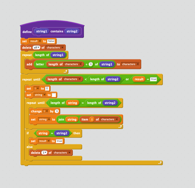 alternative to `contains` block - Discuss Scratch