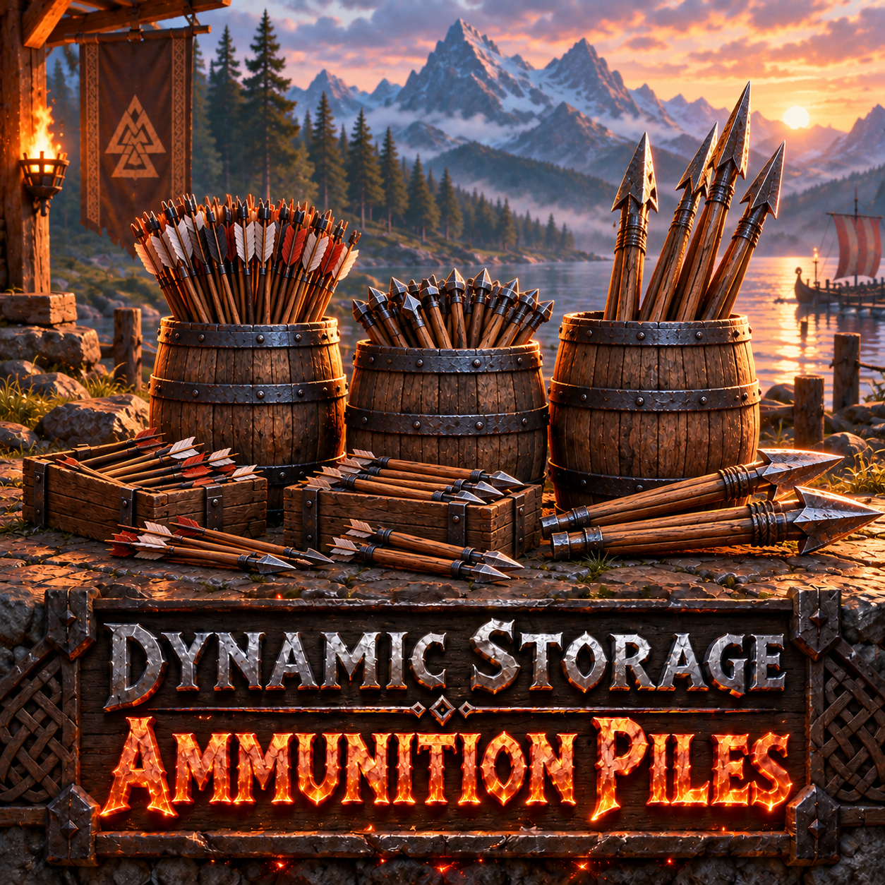 DynamicStorage Ammunition Piles artwork