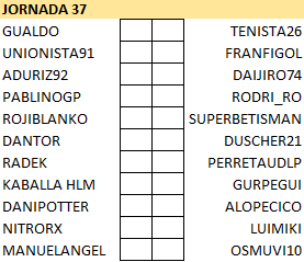 Pronósticos Jornada 37 (21-22 Abril) :: INTERSEMANAL J372d