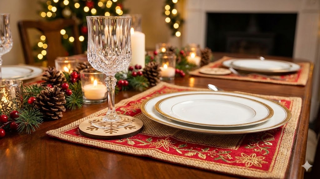 A Feast for the Eyes: Elevate Your Table with Beautiful Christmas Place Mats and Coasters A Feast for the Eyes: Elevate Your Table with Beautiful Christmas Place Mats and Coasters