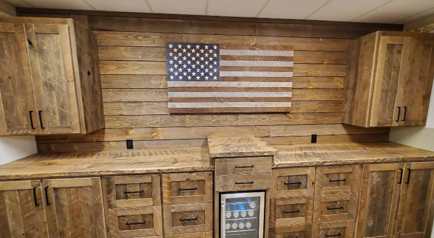 Rustic Barnwood Cabinets