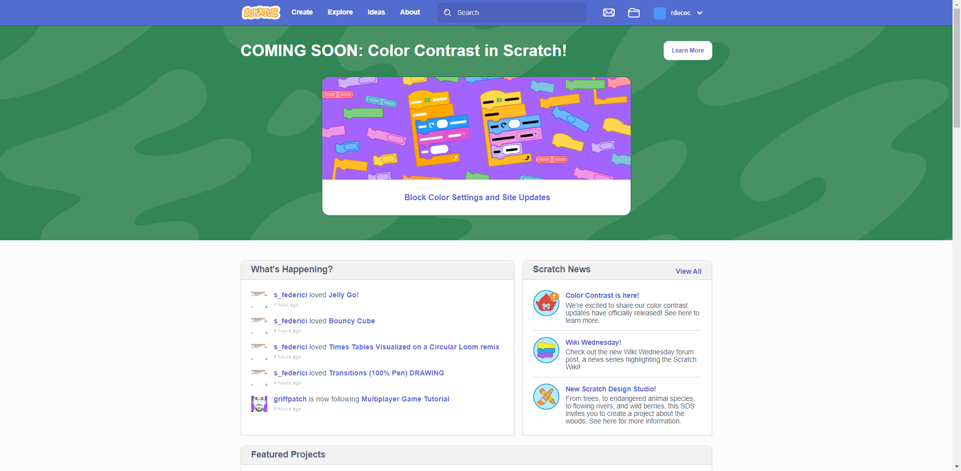 Looks Blocks, Scratch Wiki