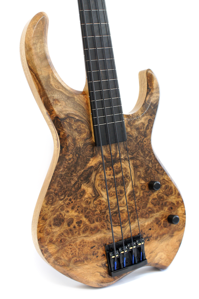 Black Limba and Maple neck Guitar | UK Workshop