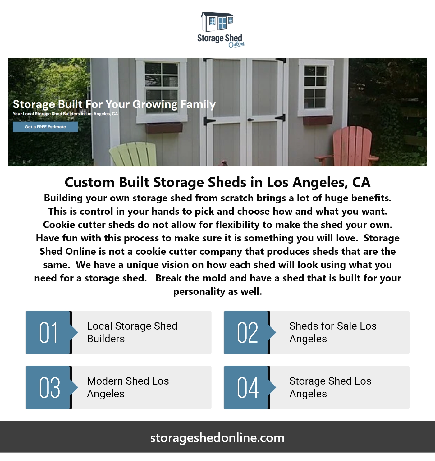 Temporary Storage Shed Los Angeles Storage Shed Online Medium