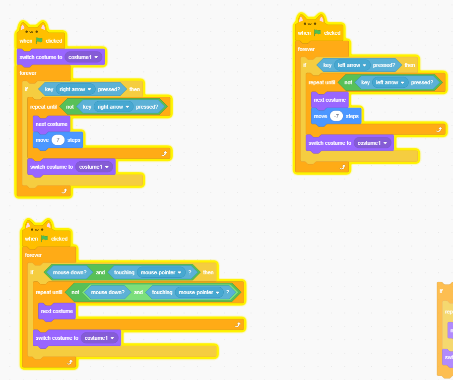 how to have to controllable sprites move together? - Discuss Scratch
