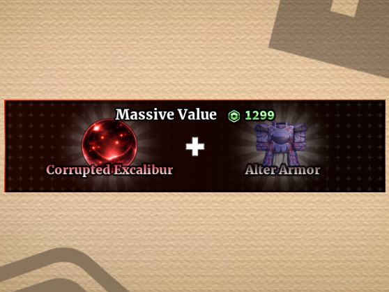 Corrupted Excalibur + Alter Armor (Sailor Piece)