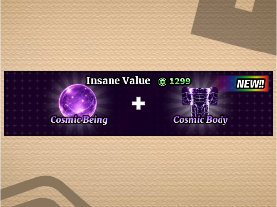 Cosmic Being + Cosmic Body (Sailor Piece)