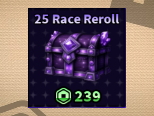 25 Race Reroll (Sailor Piece)