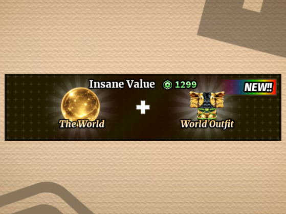 The World + World Outfit (Sailor Piece)
