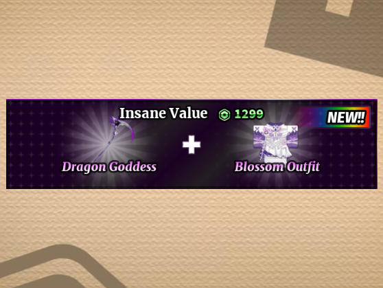 Dragon Goddes + Blossom Outfit (Sailor Piece)