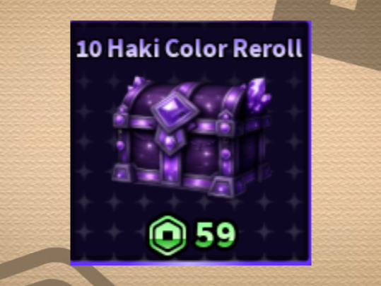 10 Haki Color Reroll (Sailor Piece)