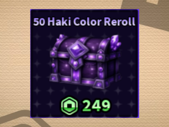 50 Haki Color Reroll (Sailor Piece)