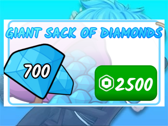 Giant Sack Of Diamonds - x700 Diamonds ( 99 Nights In The Forest )