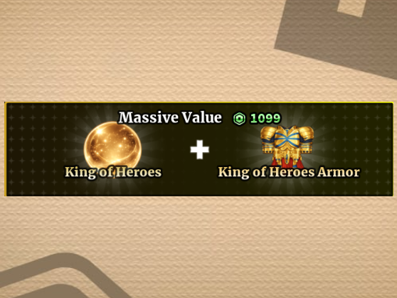 King of Heroes + King of Heroes Armor (Sailor Piece)