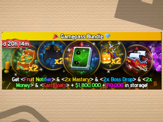 Gamepass Bundle (Blox Fruits)