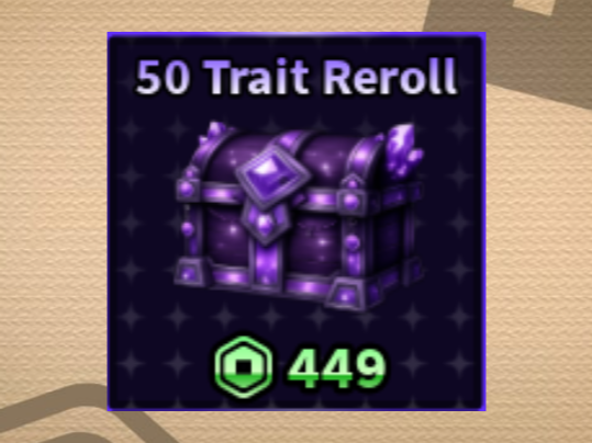 50 Trait Reroll (Sailor Piece)