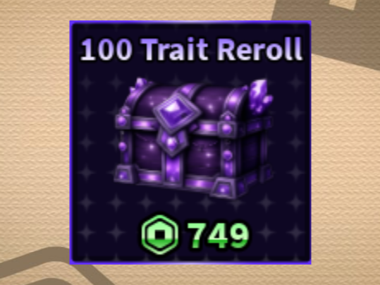 100 Trait Reroll (Sailor Piece)