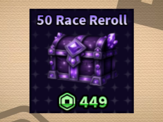 50 Race Reroll (Sailor Piece)