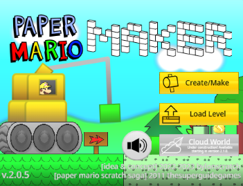 Paper Mario Maker [v2.0.5] Announcement - A Game Based Off 