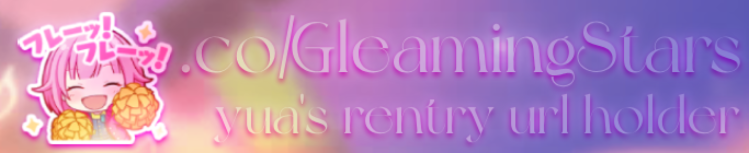 Do not try to reclaim the URLs. I will update the rentries every month, and you can trade urls by contacting @starphoenixes on discord.